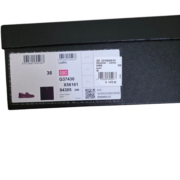 Chanel 2022 Patent Leather CC Logo Loafers Black IT 36 US 5–5.5 - Picture 15 of 16